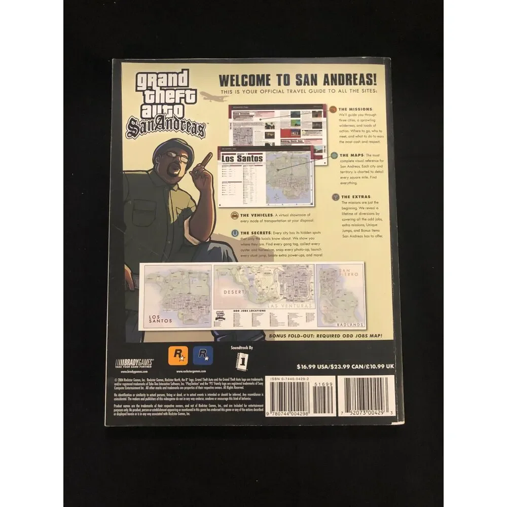 Grand Theft Auto: San Andreas Strategy Guide - includes Map Insert